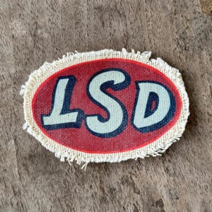 LSD canvas sew-on patch
