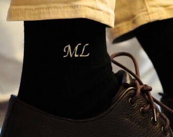 Calcetines bordados personalizados, calcetines bordados para padrinos de boda, regalos para padrinos de boda, propuesta de matrimonio, calcetines de vestir personalizados para hombre, calcetines para padrinos de boda