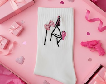 Calcetines bordados con logo personalizado al por mayor, artículos promocionales de marca, regalos corporativos, artículos promocionales para empresas, logos de texto personalizados, calcetines con símbolos, calcetines de regalo