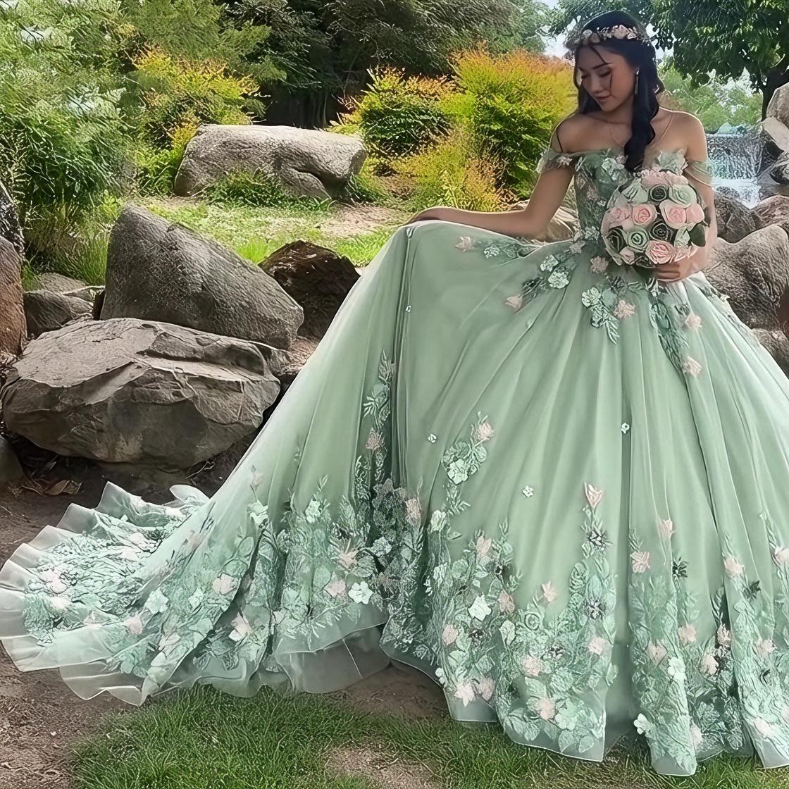 emerald green strapless puffy midi tulle dress Emerald Green Strapless Puffy Midi Tulle Dress