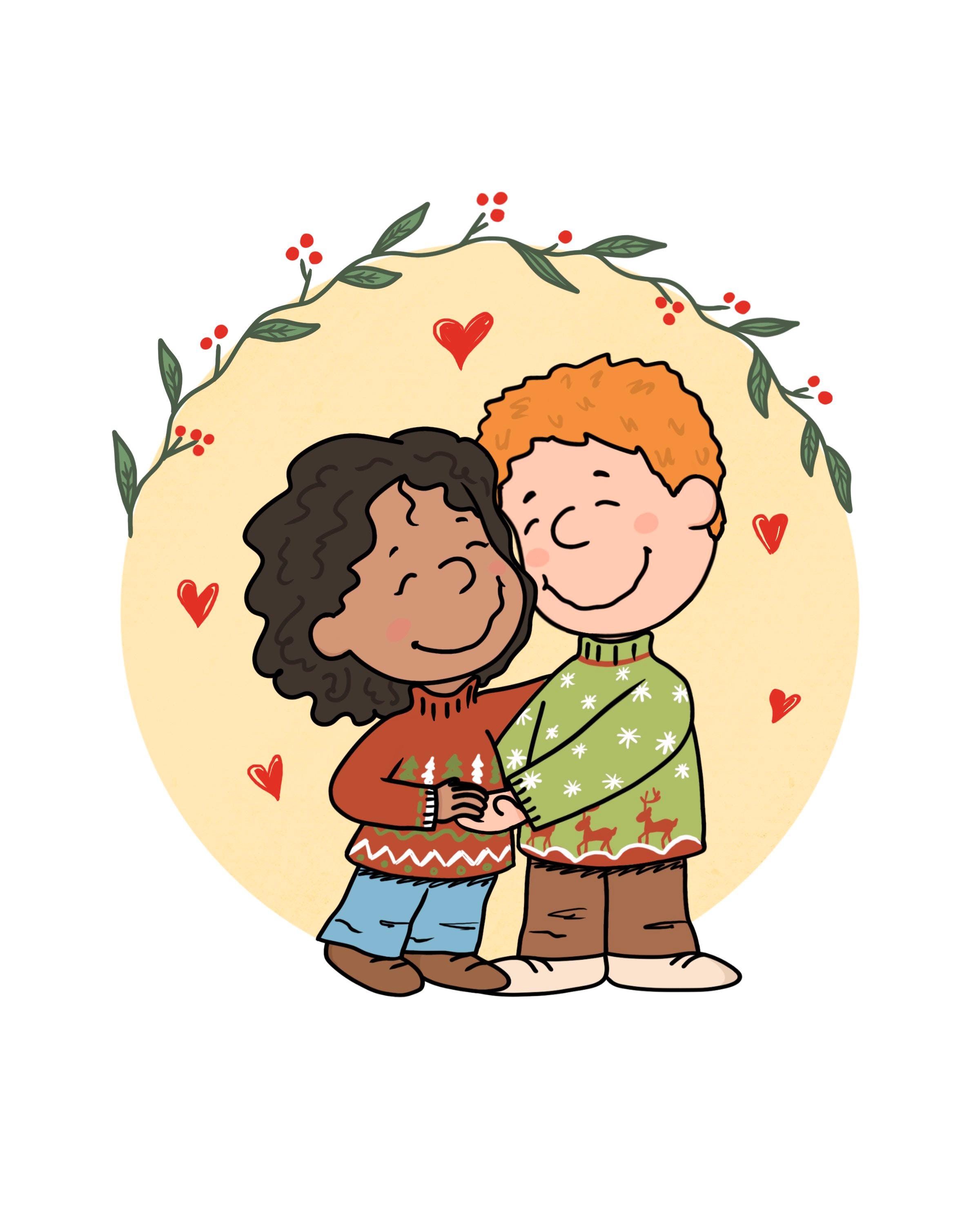 ハグ様 Peanuts Christmas Picture - Etsy