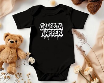 Gangsta Napper Baby Onesie | Funny Baby Onesie | Cool Newborn Gift Idea