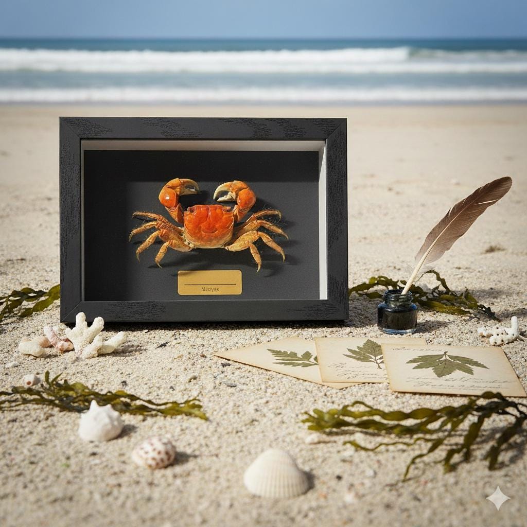 Taxidermy crab - Etsy 日本