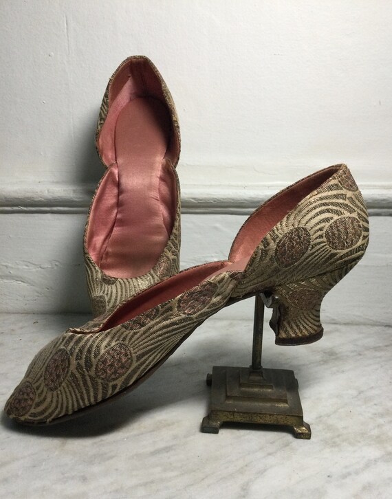 længst struktur Give Rare 1917 Edwardian Heeled Boudoir Slippers Stunning Pink - Etsy Australia