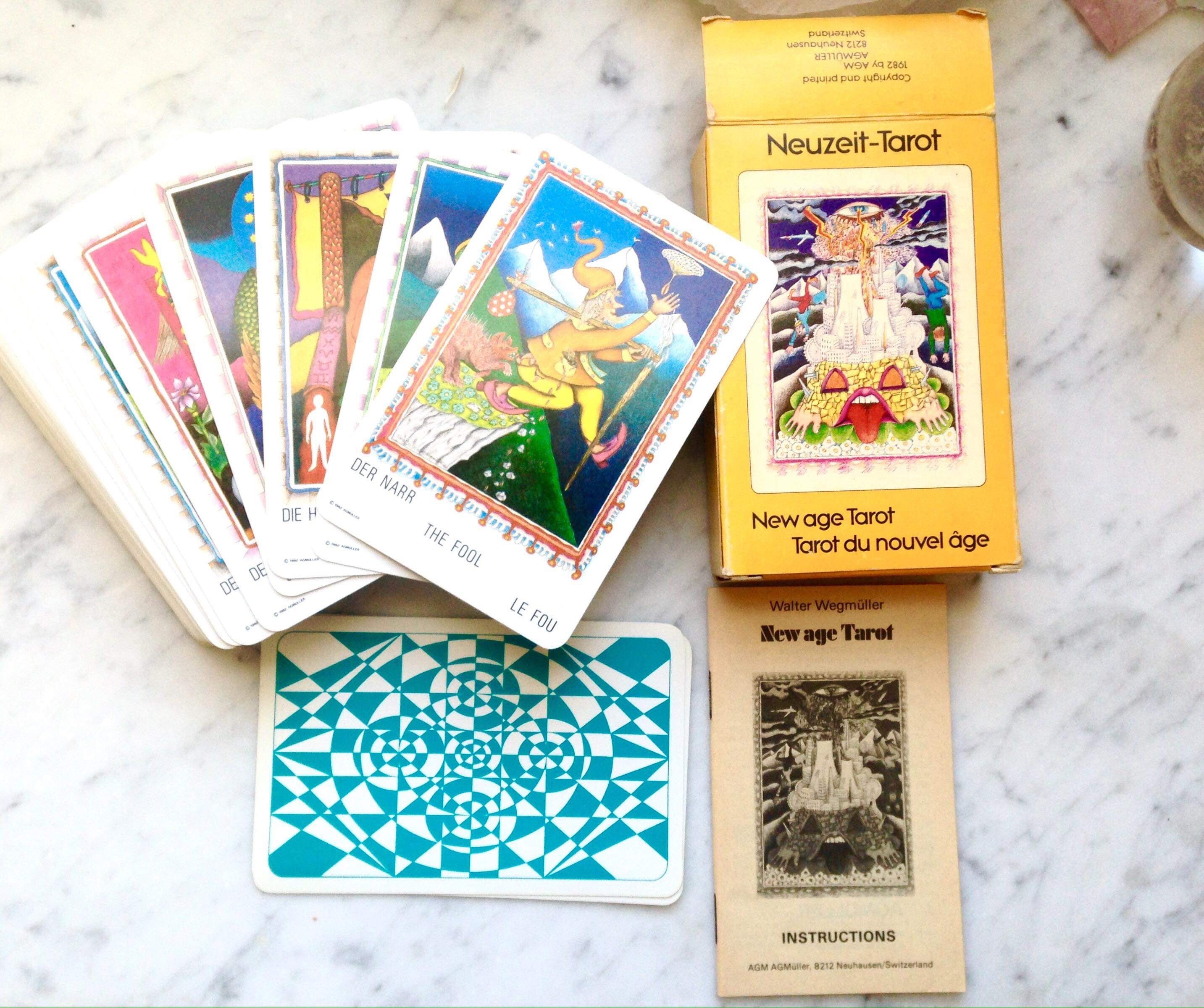 1982 New Age Tarot Neuzeit Tarot - Etsy