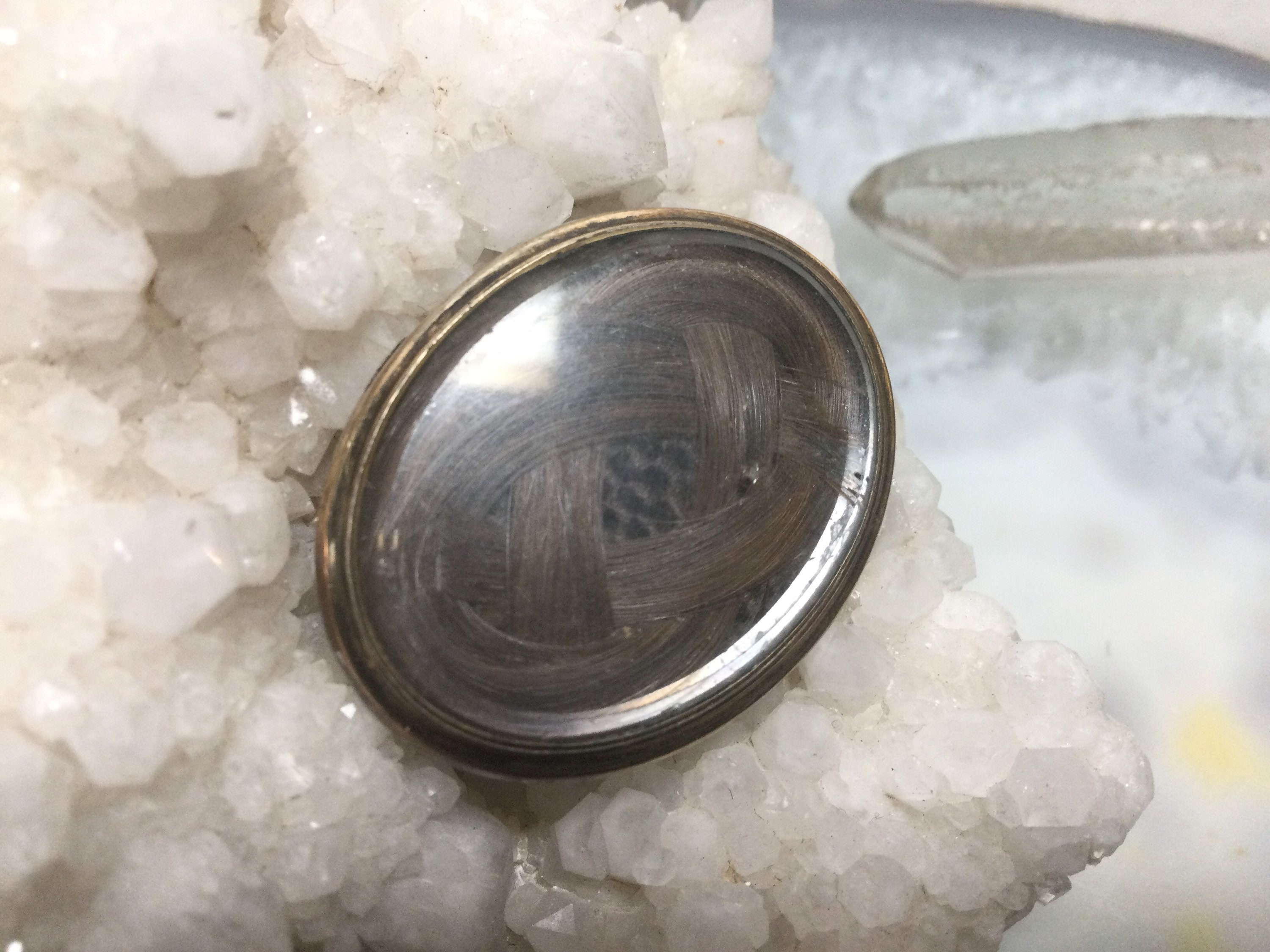victorian hair brooch