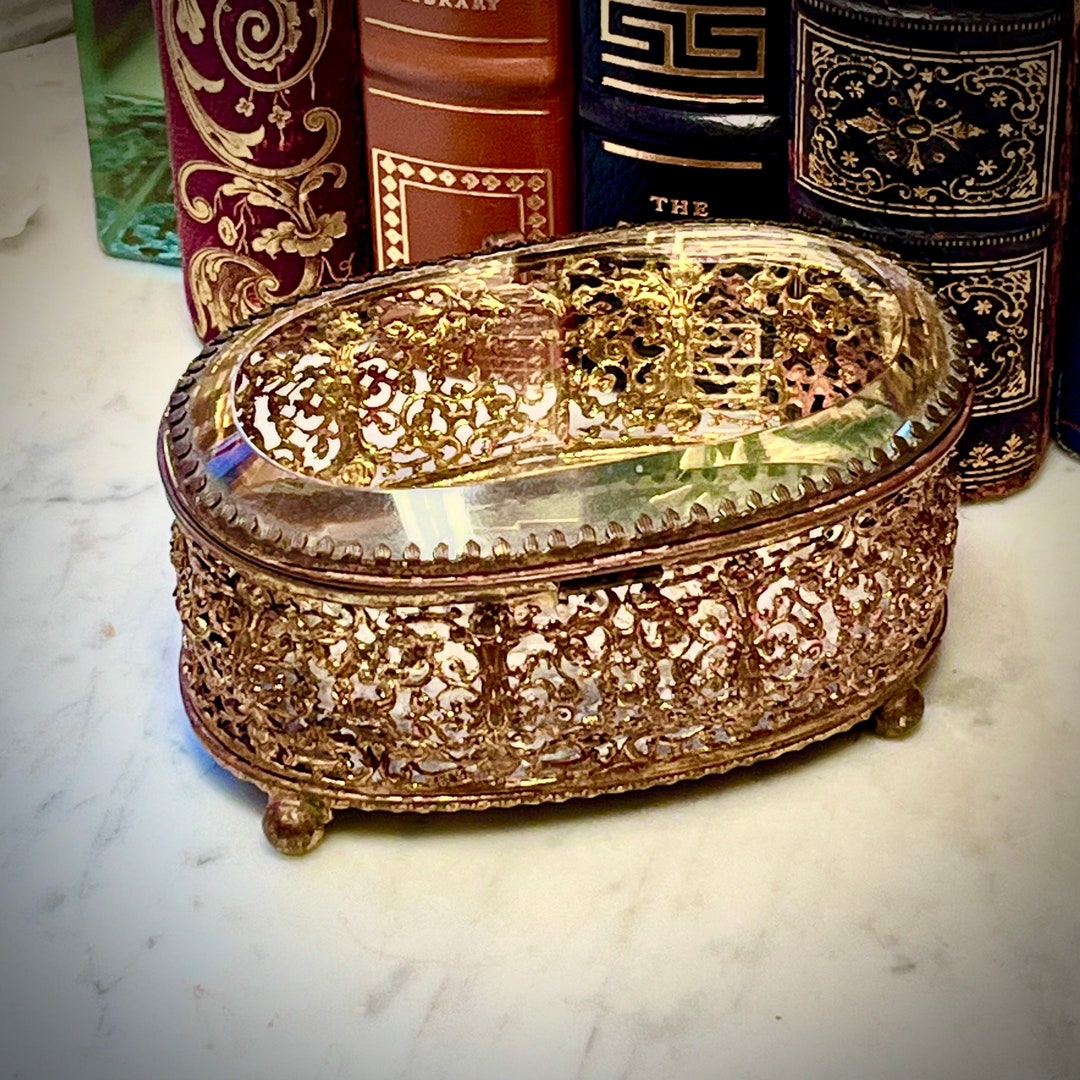 vintage Jewelry box ✵ * 硝子の ジュエリーボックス 【公式通販】
