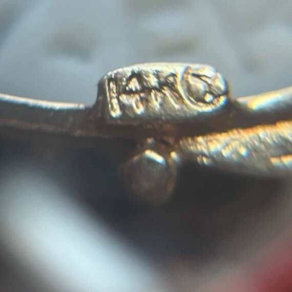 Oracle of Delphi flow blue Limoges pendant in sol… - image 5