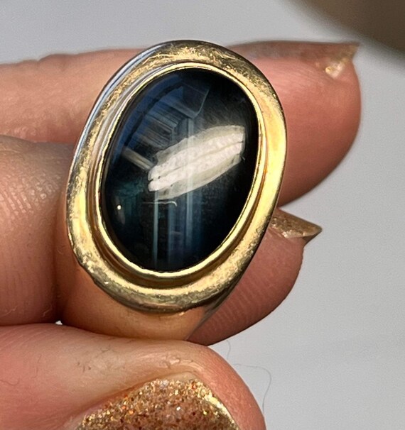 Blue sapphire cat's eye sale