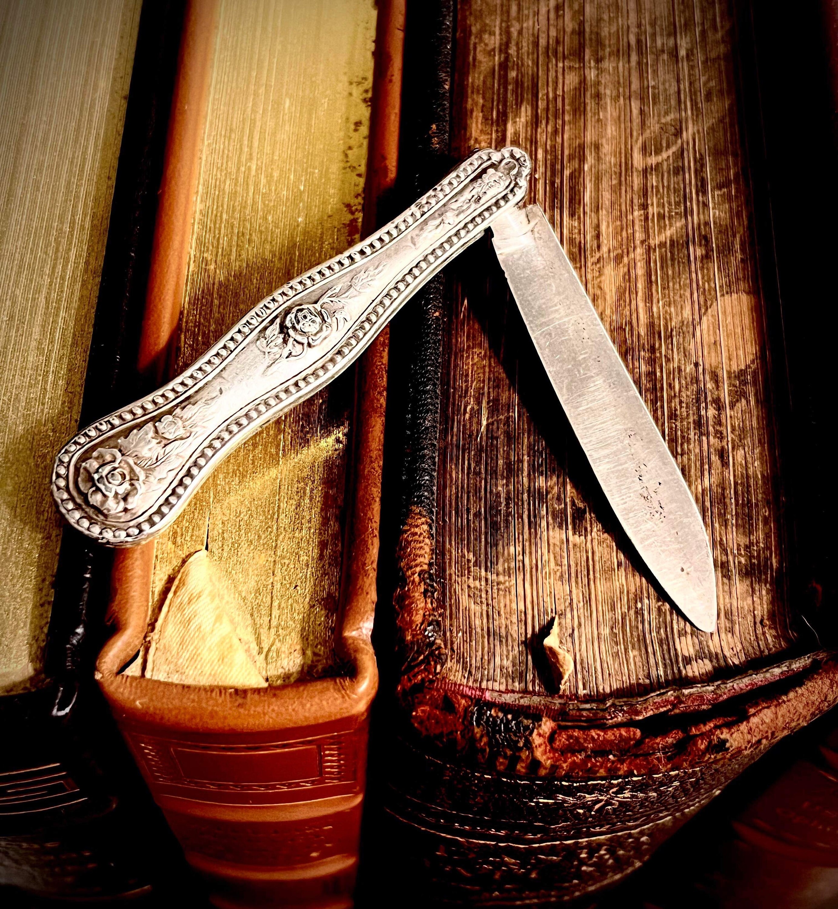 Late 19th Century Sterling Silver Fruit Knife