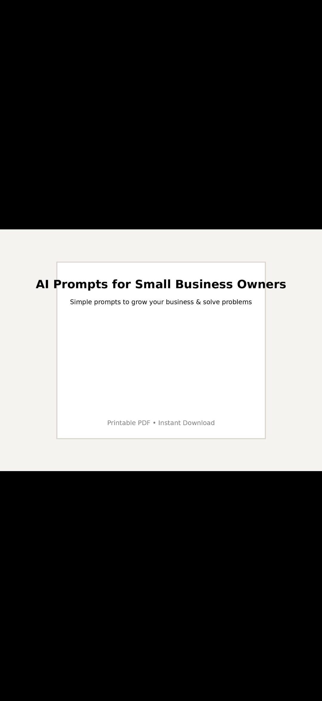 Chatgpt Prompts for Small Business | AI Marketing & Content Ideas ...
