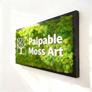 Custom Moss Logo Sign: 3D Business Wall Decor - Etsy
