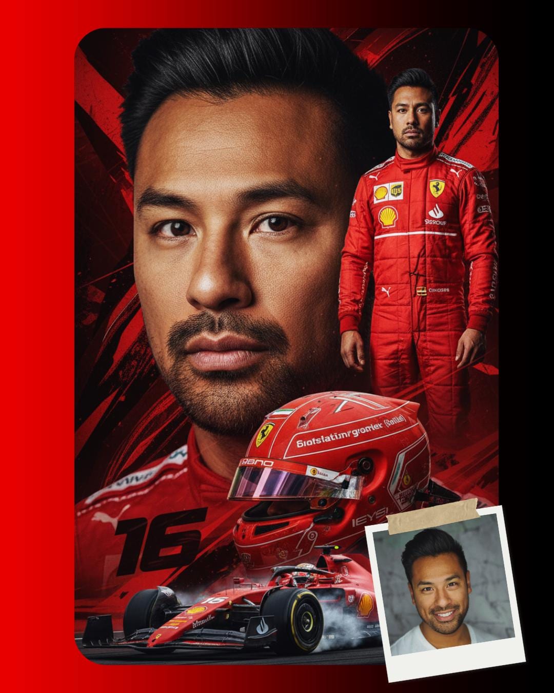 Formula One Customized Custom Formula 1 Portrait: Personalized Racing Art (digital Download ...