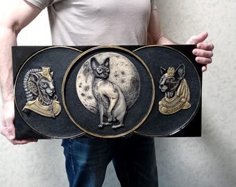 Wooden Backgammon Set, Handmade Egyptian Design, Luxury Gift for Him