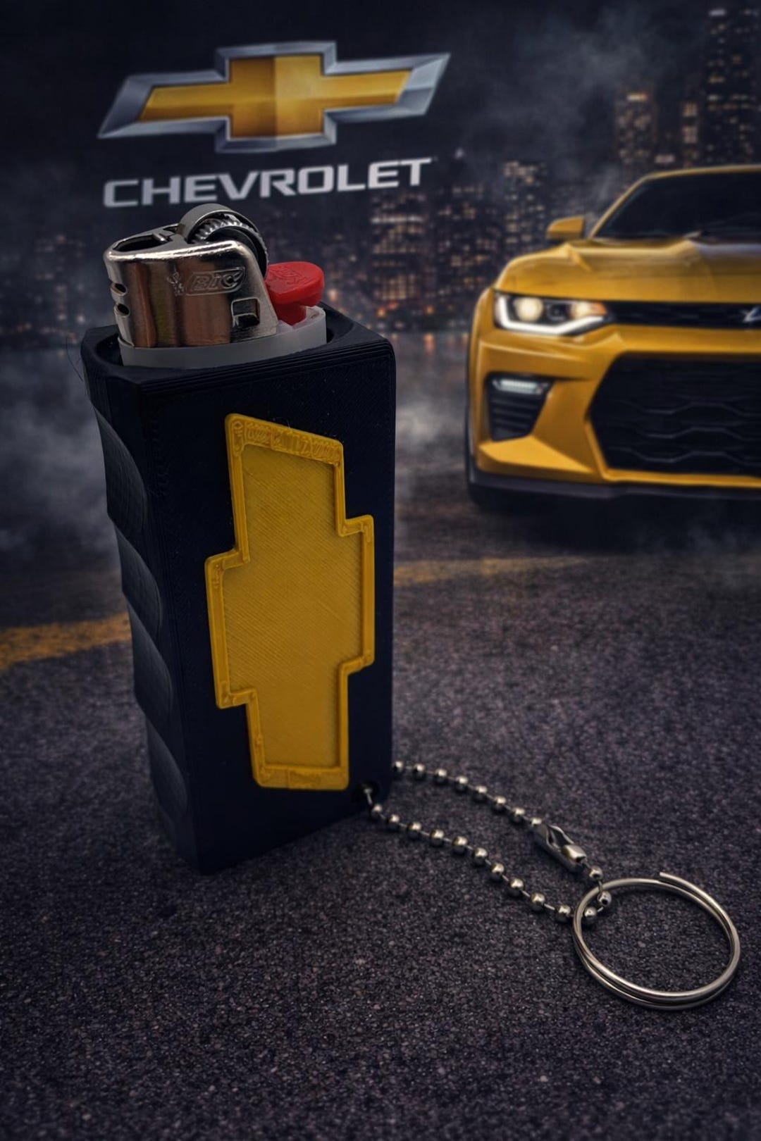 Chevy Themed Lighter Cover W/ Keychain (message Me for Custom Options ...