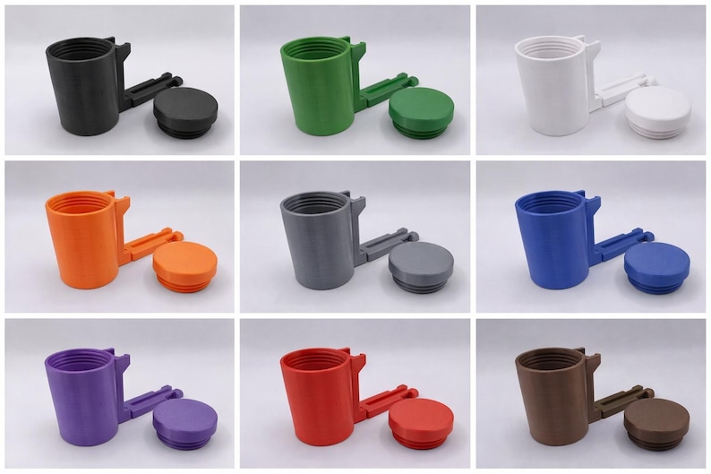 M.O.L.L.E / MOLLE Tactical Basic Canister with Screw-On Lid image 3