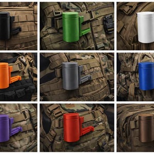 M.O.L.L.E / MOLLE Tactical Basic Canister with Screw-On Lid image 2