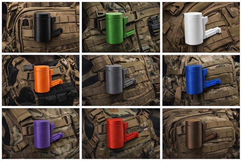 M.O.L.L.E / MOLLE Tactical Basic Canister with Screw-On Lid image 2