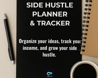 Side Hustle Tracker & Planner – Modèle imprimable de suivi des revenus et des dépenses de l'entreprise