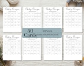 Baby Bingo Game, Gender Neutral Shower Activity (Digital Download)