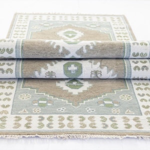 12x15 Lt. Gray Turkish inspired Oushak Rug Exquisite Turkish Wool Rug in 8x10, 9x12, 10x14 for bedroom, Living Room, Dining Area, Large Rug