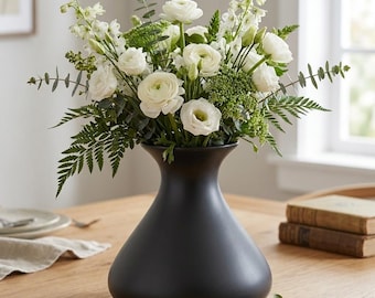 Modern Minimalist Vase 3D Print File, Geometric Flower STL (Digital Download)