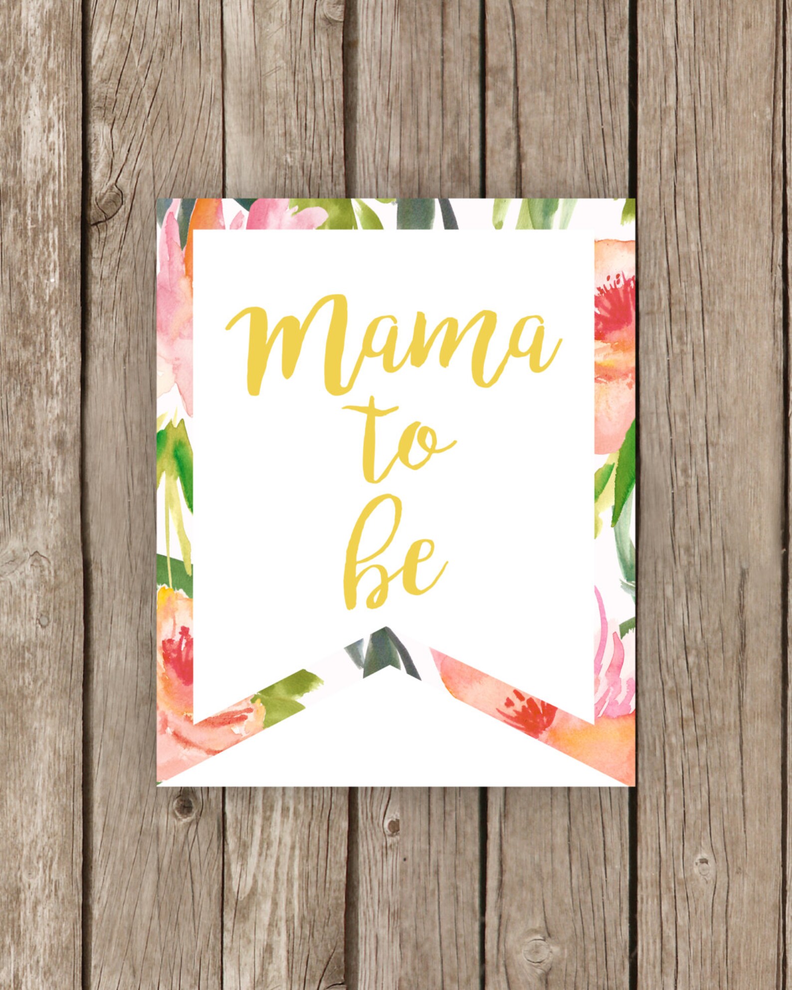Mama to Be Sign Floral Chair Mother to Be Mom to Be Shower - Etsy