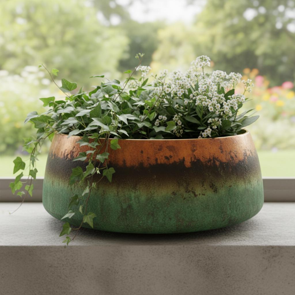 Copper hanging planter - Etsy 日本