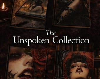 Gothic Journal Collectors Set | Whispers Between Pages Collection | The Unspoken Collection