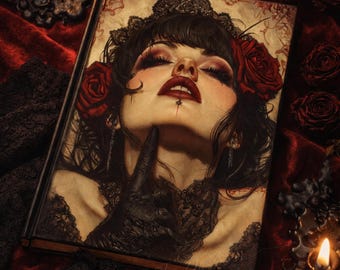 My Silence Was Not an Apology - Gothic Virago Journal | Dark Romance Punk Notebook | Alternative Writing Journal