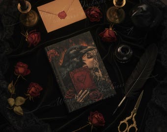 DEVOTION - The Vigil of a Faithful Heart | Gothic Hardcover Journal | Dark Romance Literary Gift