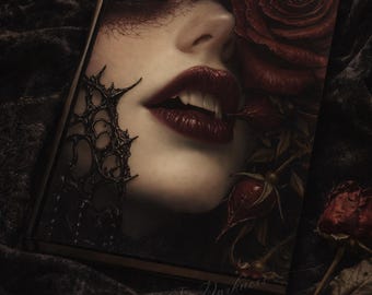 I Learned Which Words Deserved Teeth - Gothic Virago Journal | Punk Romance Writing Notebook | Dark Statement Journal