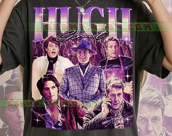 'Hugh Grant T-Shirt, Vintage Schauspieler Schauspieler Star Performer Tee, 90er Jahre Retro Throwback,Hugh Grant Pullover
