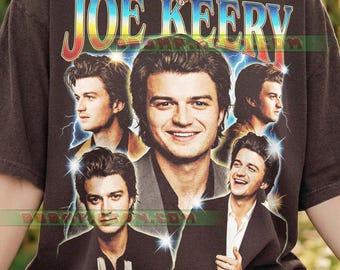 Vintage Joe Keery Comfort Colors® Tshirt, 90er Jahre Grafikstil, Retro Schauspieler Bootleg Rap T-Shirt, Y2K Streetwear, Fremder Fan Geschenk