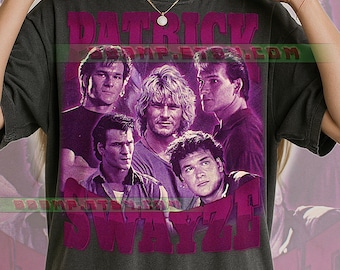 Patrick Swayze T-Shirt, Vintage Actor Star Legend Performer Tee, 90s Retro Throwback, Patrick Swayze Sweater