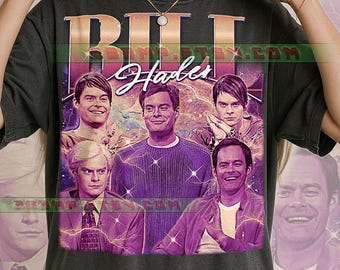 Bill Harder T-Shirt, Vintage Schauspieler Schauspieler Star Artist T-Shirt, 90er Jahre Retro Throwback, Bill Harder Pullover