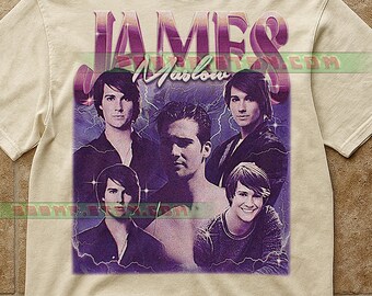 James Maslow T-Shirt, Vintage Schauspieler Sänger Pop Star Artist T-Shirt, 90er Jahre Retro Throwback, James Maslow Pullover