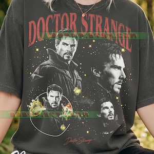 Doctor Strange Comfort Colors® Tshirt, Benedict Cumberbatch, Stephen Strange Sorcerer Supreme, Retro 90S Vintage Multiverse Magic