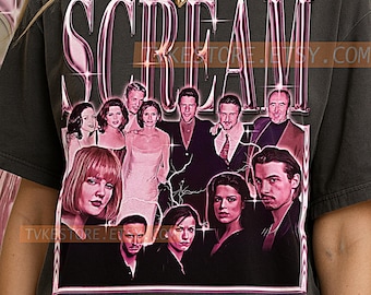 SCREAM T-Shirt, Vintage Horror Slasher Film Classic Movie Tee, 90s Retro Throwback, Scream Sweater