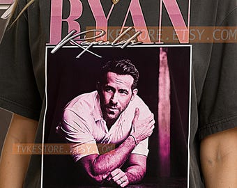 RYAN REYNOLDS T-Shirt, Vintage Actor Star Action Funny Performer Tee, 90s Retro Throwback, Ryan Reynolds Sweater