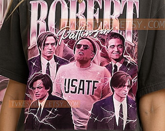 ROBERT PATTINSON T-Shirt, Vintage Actor Star Heartthrob Celebrity Performer Tee, 90s Retro Throwback, Robert Pattinson Sweater
