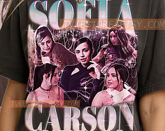 SOFIA CARSON T-Shirt, Vintage Actress Singer Star Performer Tee, 90s Retro Throwback, Sofia Carson Sweater