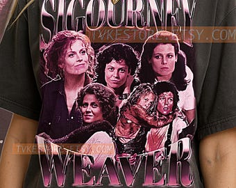 SIGOURNEY WEAVER T-Shirt, Vintage Actress Star Sci-Fi Legend Performer Tee, 90s Retro Throwback, Sigourney Weaver Sweater