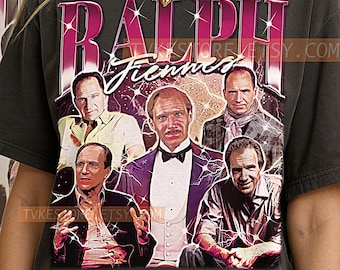 RALPH FIENNES T-Shirt, Vintage Actor Star Celebrity Performer Tee, 90s Retro Throwback, Ralph Fiennes Sweater