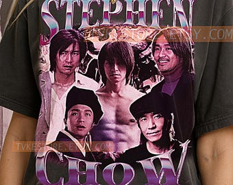 STEPHEN CHOW T-Shirt, Vintage Actor Director Comedian Star Performer Tee, 90s Retro Throwback, Stephen Chow Sweater
