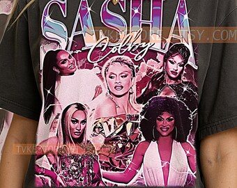 SASHA COLBY T-Shirt, Vintage Drag Queen Performer Star Celebrity Tee, 90s Retro Throwback, Sasha Colby Sweater