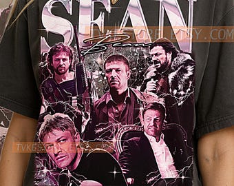 SEAN BEAN T-Shirt, Vintage Actor Star Fantasy Performer Tee, 90s Retro Throwback, Sean Bean Sweater