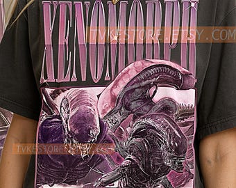 THE ALIEN T-Shirt, Vintage Character Sci-Fi Horror Creature Star Tee, 90s Retro Throwback, The Alien Sweater