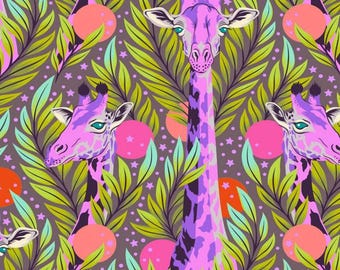 Katoenen tula-roze girafhals voor dagen: Everglow Mystic Purple oop