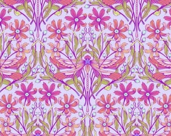 Moon Garden Quilt Stoff: Tula Pink Dragon Your Feet Libellen Lila